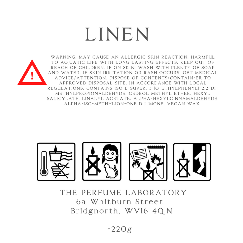 LINEN candle