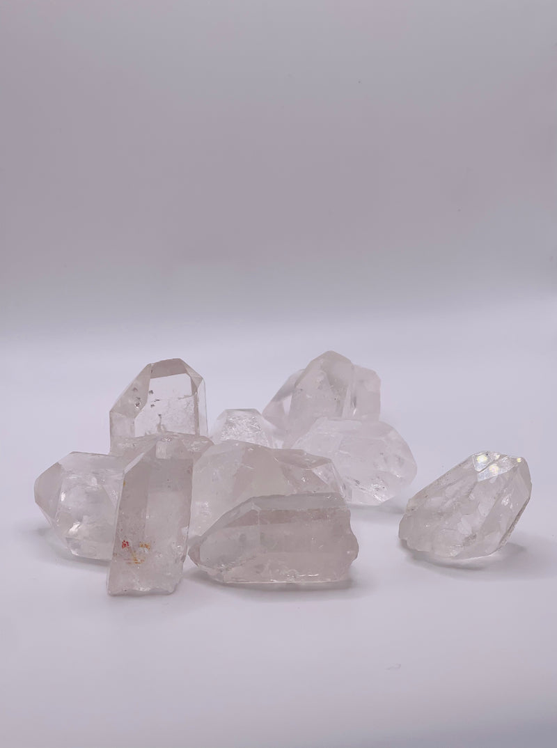 Raw quartz points