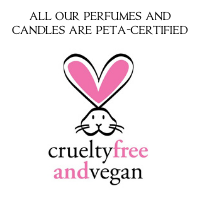 All our perfumes and candles are PETA-Certified